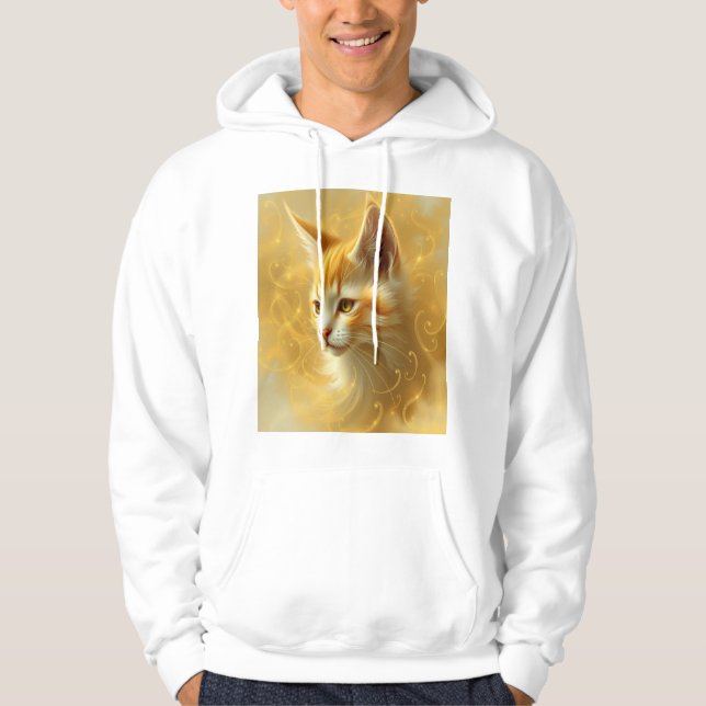 Veste À Capuche Chat doré  (Devant)