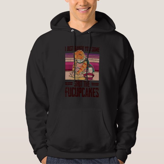 Veste À Capuche Chat Je Viens De Vous Faire Du Fucupcakes 1 (Devant)