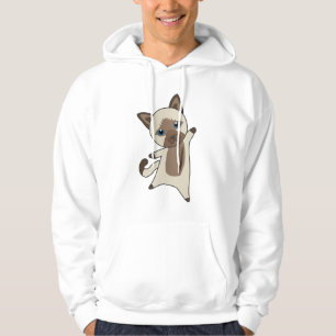 Veste À Capuche Chat Kitty Fourrure Nez mignon Animaux Enfants Sia