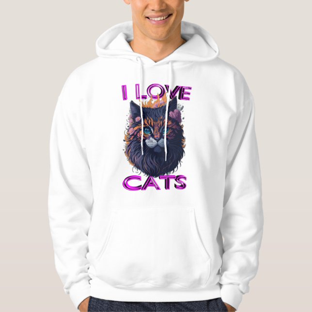 Veste À Capuche Chat mignon et adorable s5 (Devant)