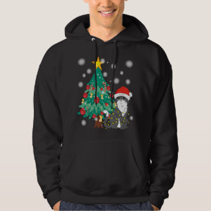 Veste À Capuche Chat mignon Noël Chat Kitten tenue Noël Tr