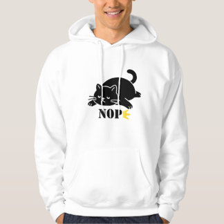 Veste À Capuche Chat NON Chat Drôle pour les Amateurs de Chats