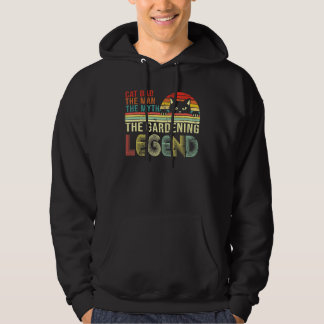 Veste À Capuche Chat Papa L'Homme Le Mythe Le Jardin Joyeux Fathe