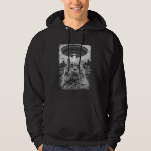 Veste À Capuche Chat Perse OVNI Alien Selfie extra-aterrestre