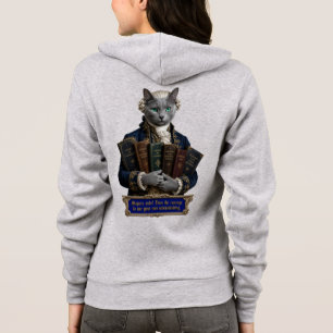 Veste À Capuche Chat russe bleu Emmanuel Kant
