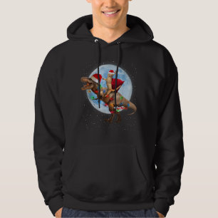 Veste À Capuche Chat Santa Hat équitation Dinosaur T rex Lune Noël