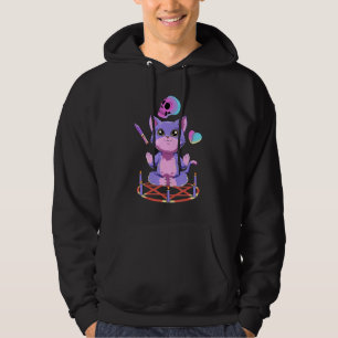 Veste À Capuche Chat Satanic Lucifer
