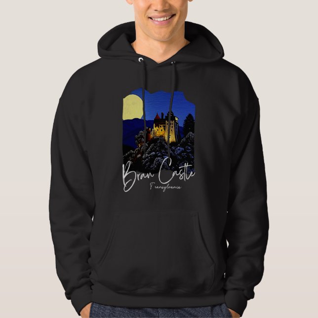 Veste À Capuche Château de Bran Transylvanie Maison de Dracula Pei (Devant)