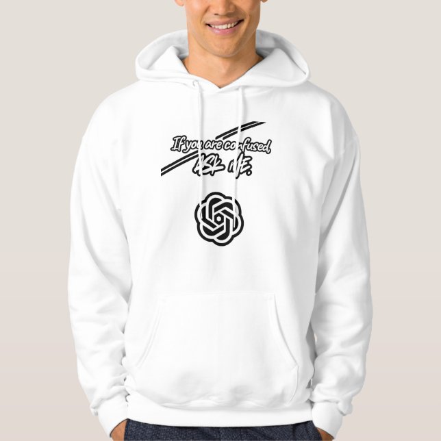 Veste À Capuche chatgpt openai sweats à la mode (Devant)
