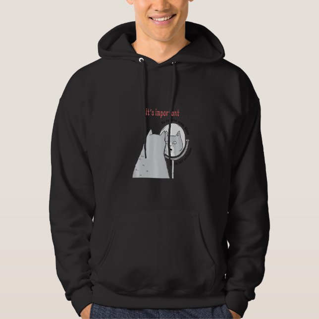 Veste À Capuche Chats amusants Mème Chat Chonk (Devant)