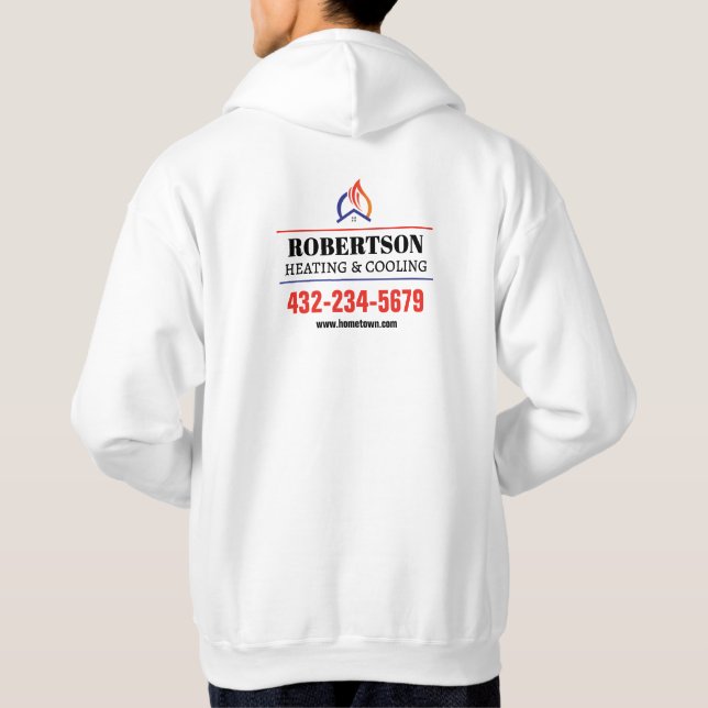 Veste À Capuche Chauffage et climatisation CVC (Dos)