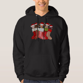 Veste À Capuche Chaussettes de Noël Animaux Cheval Vache Chèvre Po