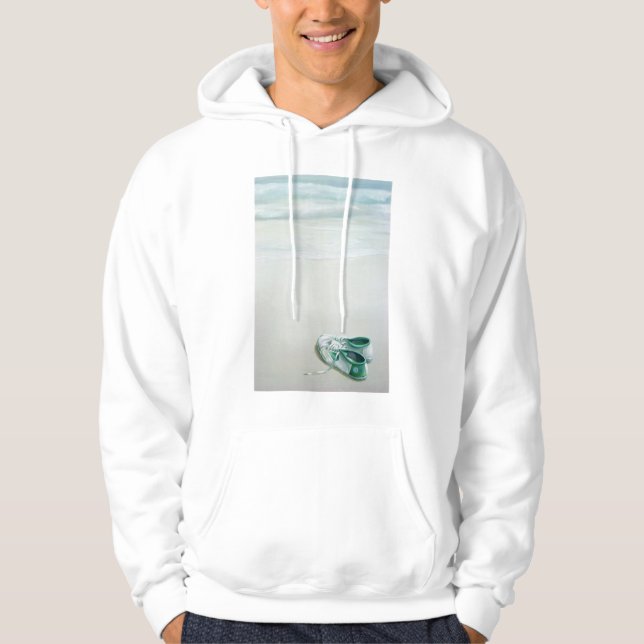 Veste À Capuche Chaussures de gymnase sur la plage (Devant)