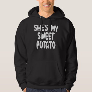 Veste À Capuche Chaussures Ma Pomme De Terre Sucrée Je Yam Matchin