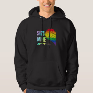 Veste À Capuche Chaussures Mineur Couple Fierté Coeur Lgbt Lesbian