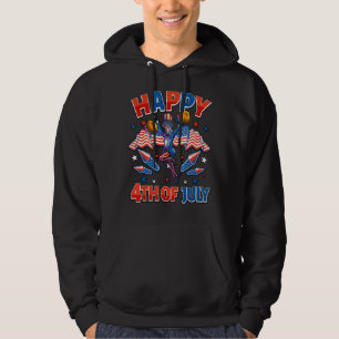Veste À Capuche Cheer Oncle Sam 4 juillet Filles Filles American F