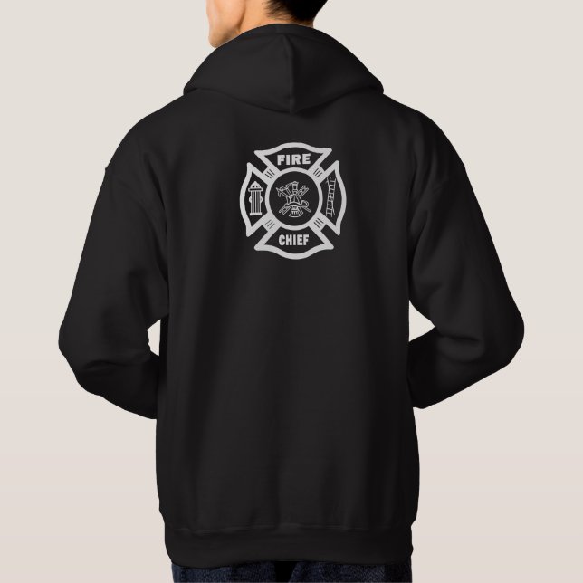 Veste À Capuche Chef des pompiers de sapeur-pompier (Dos)