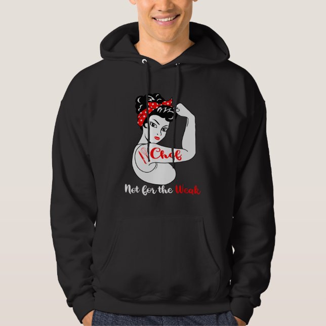 Veste À Capuche Chef Non Pour Le Chef Culinaire Faible (Devant)