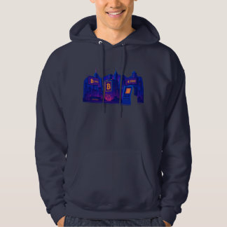 Veste À Capuche Chemise à capuche crypto de la ville Bitcoin futur