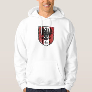 Veste À Capuche Chemise à capuchon avec armoiries de Pologne