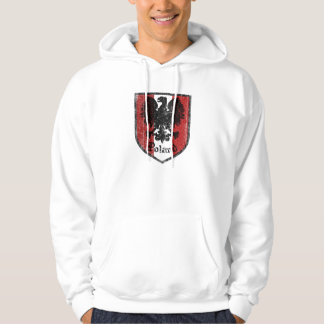 Veste À Capuche Chemise à capuchon avec armoiries de Pologne