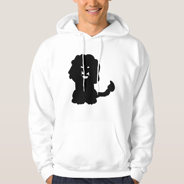 Veste À Capuche Chemise à sudation Lion Astrologie – Vibrations Fé (Devant)