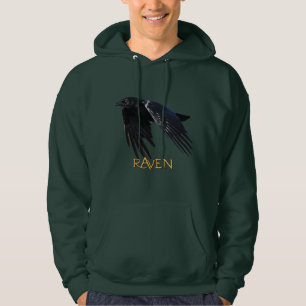 Veste À Capuche Chemise Amateur de Corvid Flying Raven