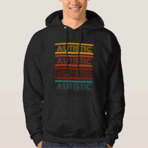 Veste À Capuche Chemise Autistic Retro