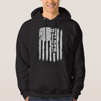 Veste À Capuche Chemise Cadeau Drapée Drapeau De Soudure