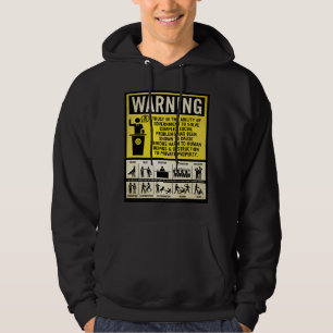 Veste À Capuche Chemise d'avertissement de gouvernement