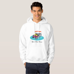Veste À Capuche Chemise de bateau Pontoon customisée
