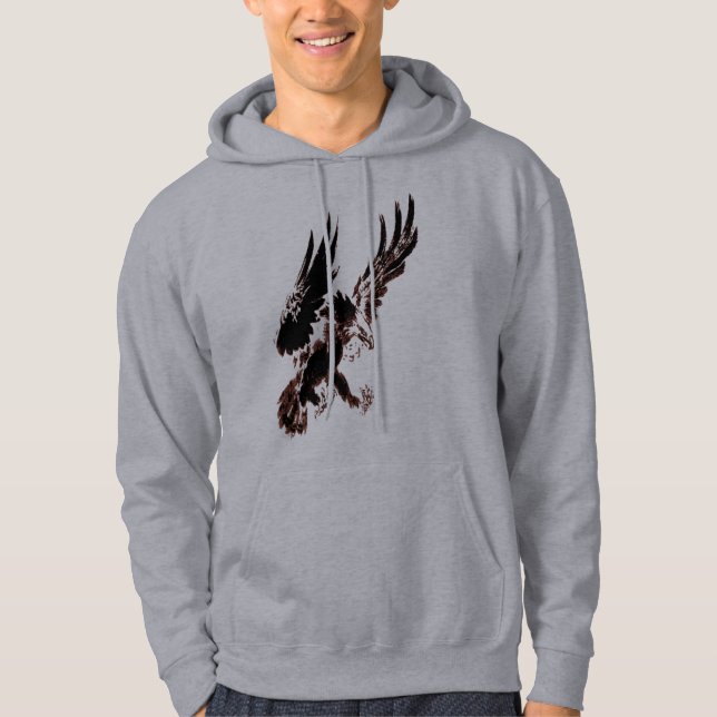 Veste À Capuche Chemise de chasse à l'aigle (Devant)