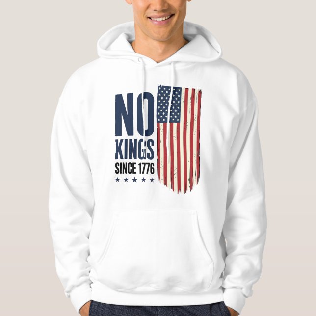 Veste À Capuche Chemise de conception de drapeau patriotique sans  (Devant)