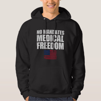 Veste À Capuche Chemise de la liberté médicale Drapeau américain L
