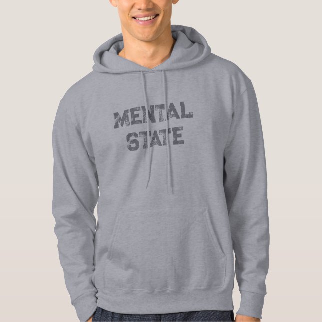 Veste À Capuche Chemise de l'université Mental State (Devant)