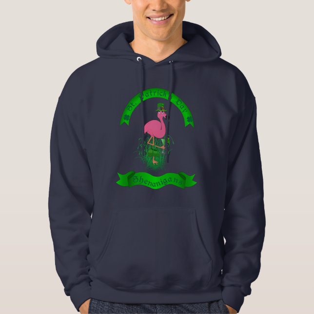 Veste À Capuche Chemise de malice du jour de St Patrick (Devant)