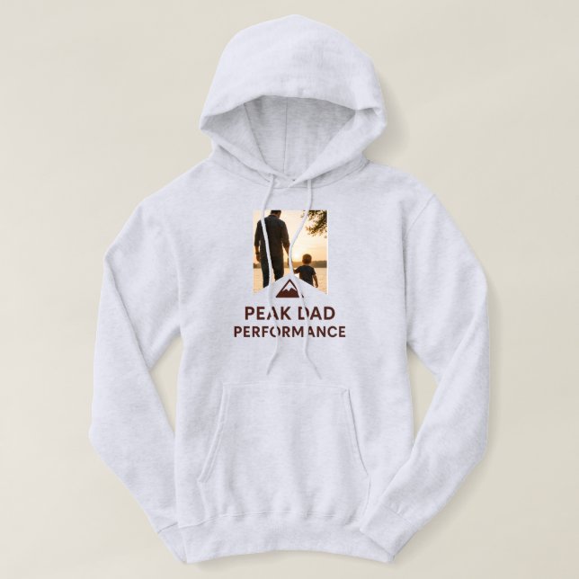 Veste À Capuche Chemise de Performance Papa au Maximum Cadeau Drôl (Design devant)