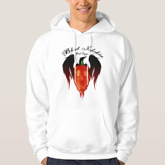 Veste À Capuche Chemise de poivre de fantôme (Devant)
