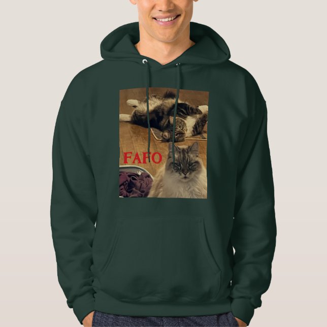 Veste À Capuche Chemise de sudation FAFO Cattitude  (Devant)