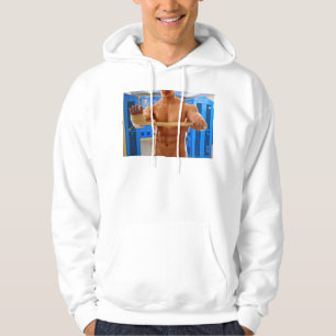 Veste À Capuche Chemise décontractée de SlipperyJoe's homme musclé