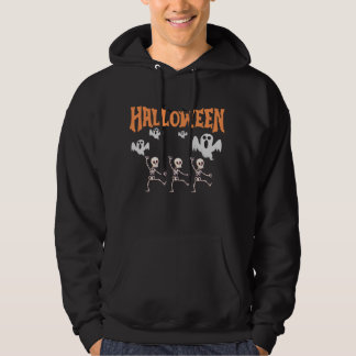 Veste À Capuche Chemise des Fantômes d'Halloween et des Skeletons 