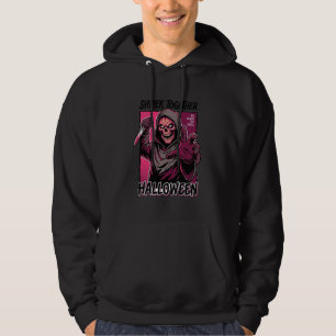 Veste À Capuche Chemise d'horreur vintage avec découpe de tueur Ha