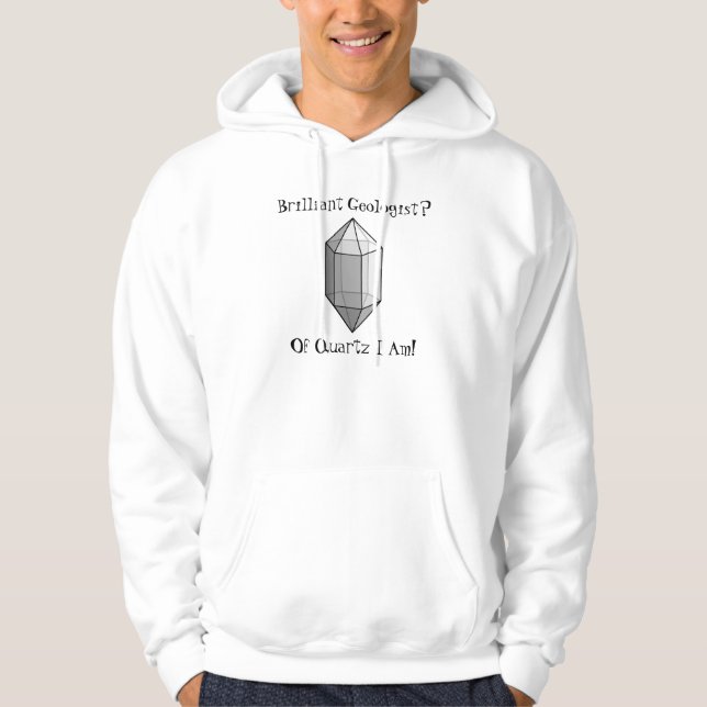 Veste À Capuche Chemise Quartz Pun Géologue Brillante (Devant)