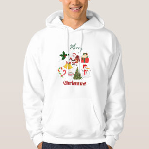Veste À Capuche chemises de sudation amusantes Noël Marie saison