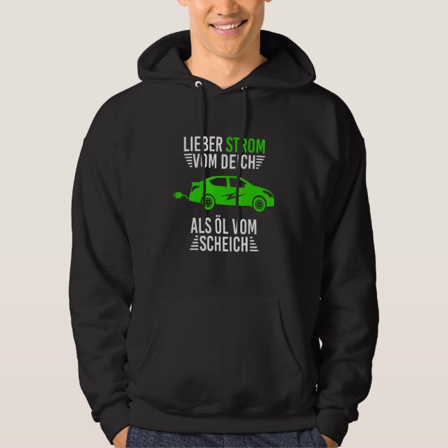 Veste À Capuche Cher Électricité De L'Échiquier Comme Huile De She (Devant)
