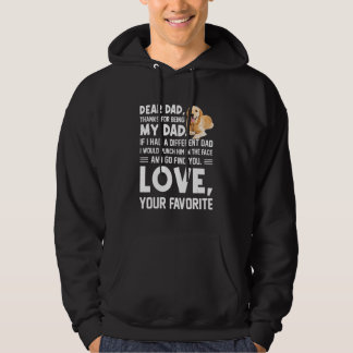 Veste À Capuche Cher papa merci d'être mon père