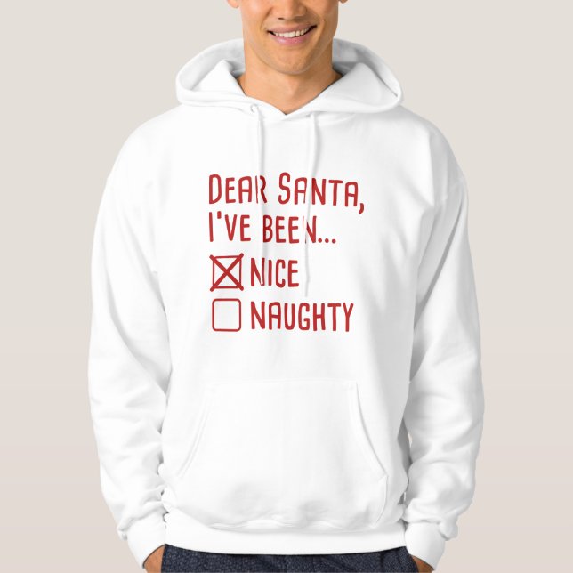 Veste À Capuche Cher Père Noël (Devant)