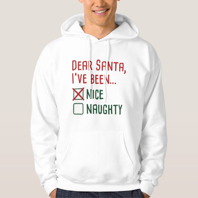 Veste À Capuche Cher Père Noël (Devant)
