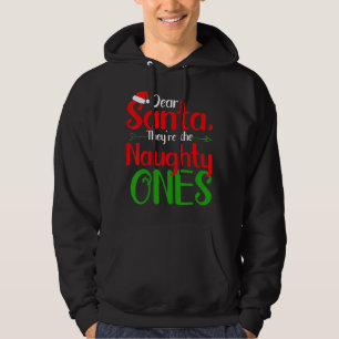 Veste À Capuche Cher Père Noël, Ce Sont Les Mauvais Qui Joyeux Noë