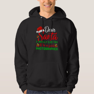 Veste À Capuche Cher Père Noël, J'Ai Vraiment Essayé D'Être Un Bon